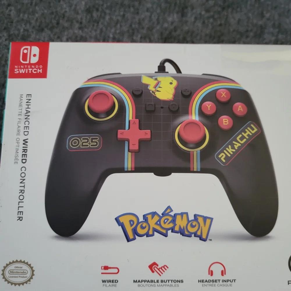 Nintendo switch pokemon wired controller. New